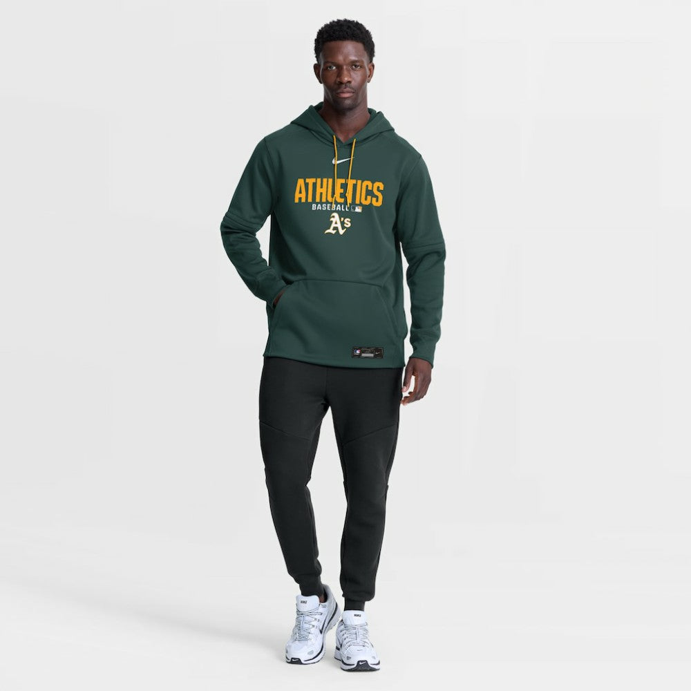 Athletics Nike Authentic Collection Therma-FIT Hoodie - MLB