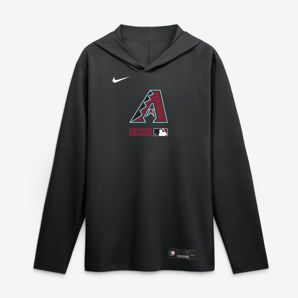 Arizona Diamondbacks Nike Authentic Collection Dri-FIT Long Sleeve Hooded T-Shirt - MLB