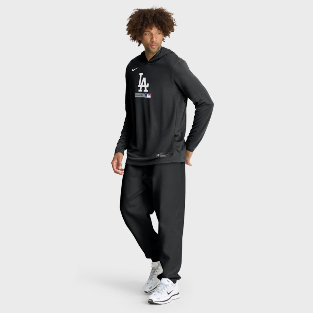 Los Angeles Dodgers Nike Authentic Collection Dri-FIT Long Sleeve Hooded T-Shirt - MLB
