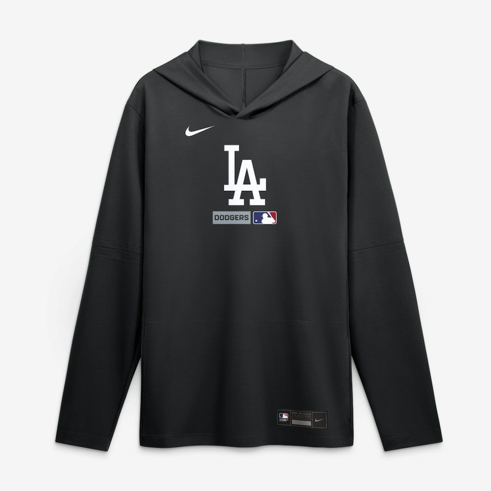Los Angeles Dodgers Nike Authentic Collection Dri-FIT Long Sleeve Hooded T-Shirt - MLB