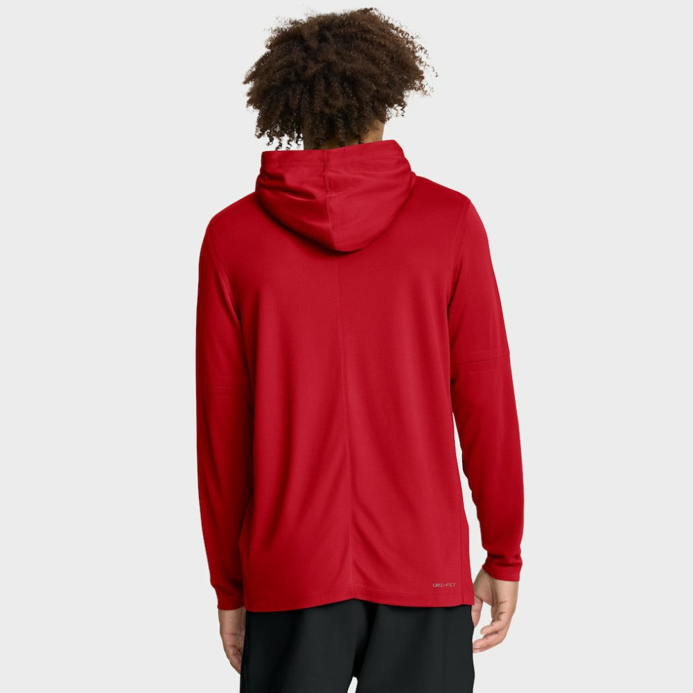 Los Angeles Angels Nike Authentic Collection Dri-FIT Long Sleeve Hooded T-Shirt - MLB