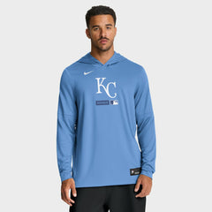 Kansas City Royals Nike Authentic Collection Dri-FIT Long Sleeve Hooded T-Shirt - MLB
