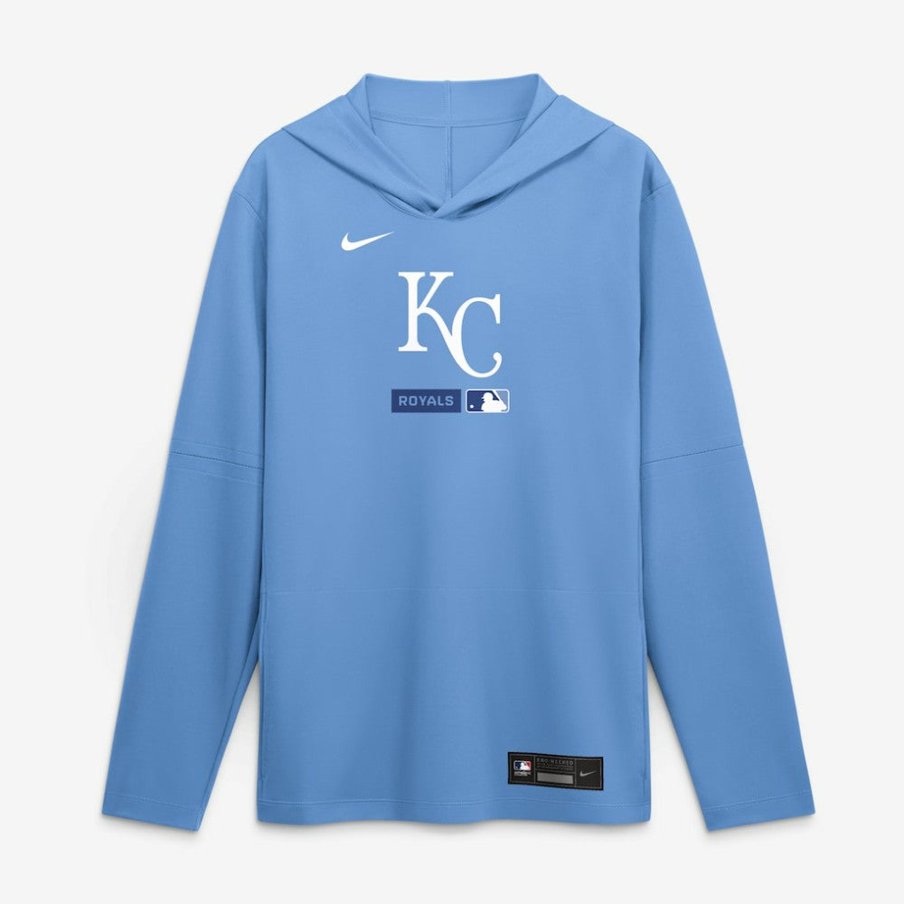 Kansas City Royals Nike Authentic Collection Dri-FIT Long Sleeve Hooded T-Shirt - MLB