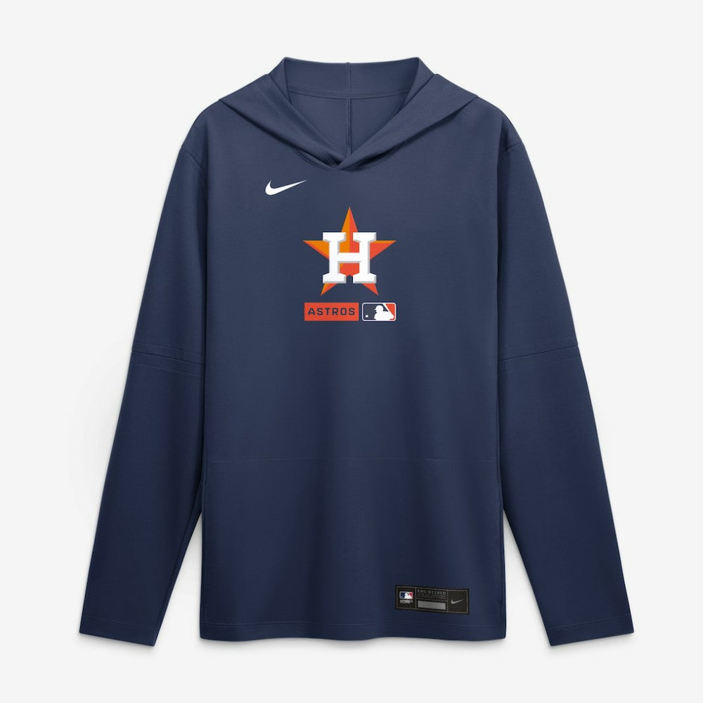 Houston Astros Nike Authentic Collection Dri-FIT Long Sleeve Hooded T-Shirt - MLB