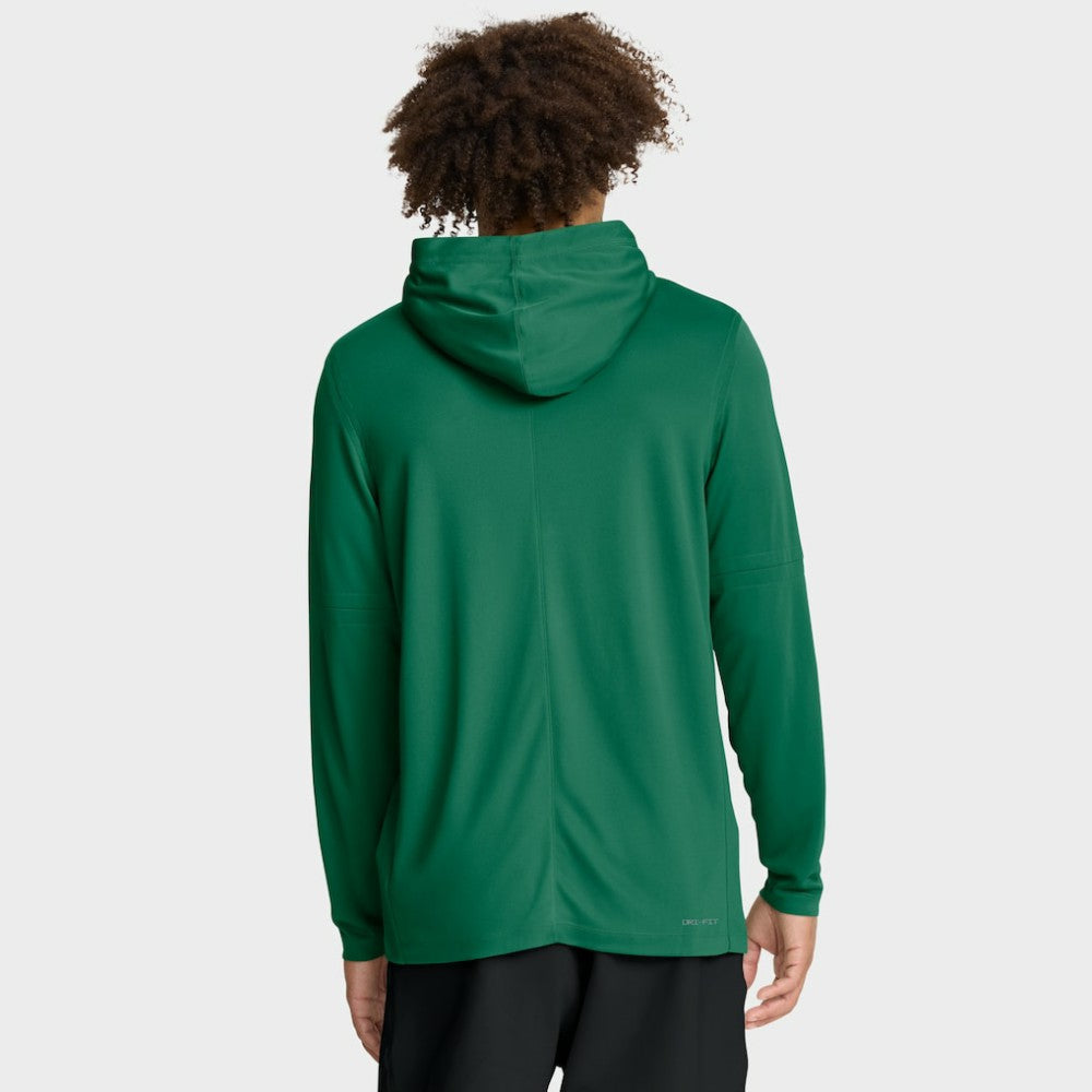 Athletics Nike Authentic Collection Dri-FIT Long Sleeve Hooded T-Shirt - MLB