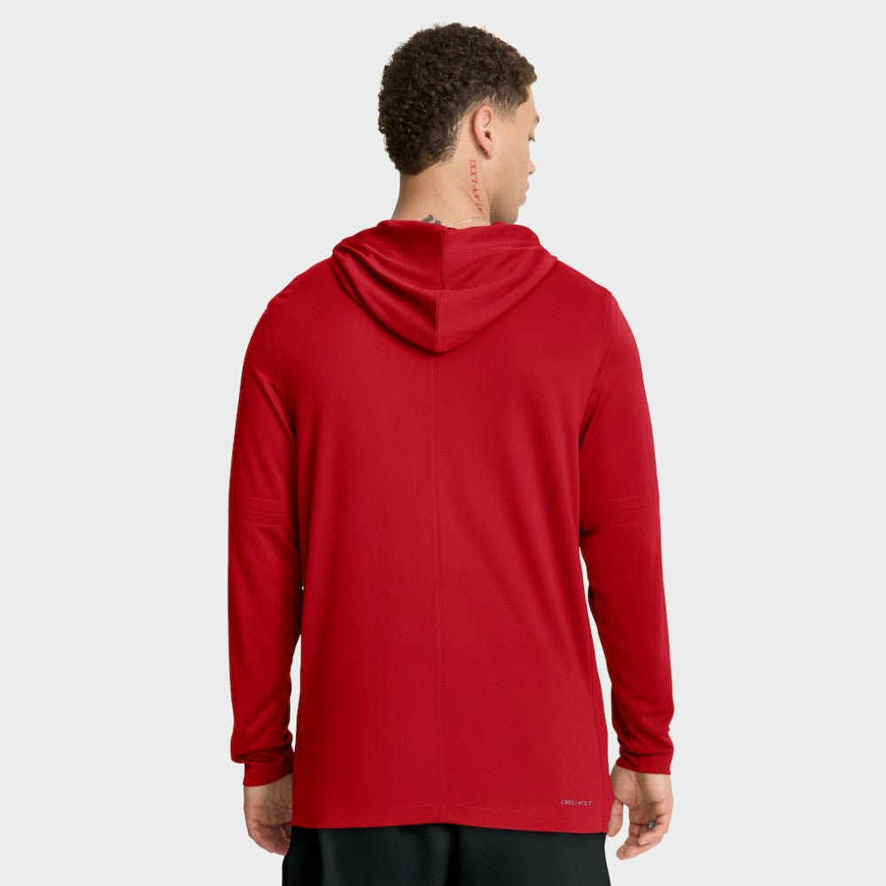 Washington Nationals Nike Authentic Collection Dri-FIT Long Sleeve Hooded T-Shirt - MLB