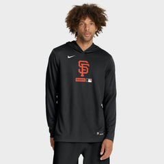 San Francisco Giants Nike Authentic Collection Dri-FIT Long Sleeve Hooded T-Shirt - MLB