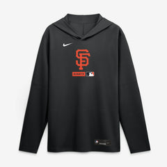San Francisco Giants Nike Authentic Collection Dri-FIT Long Sleeve Hooded T-Shirt - MLB