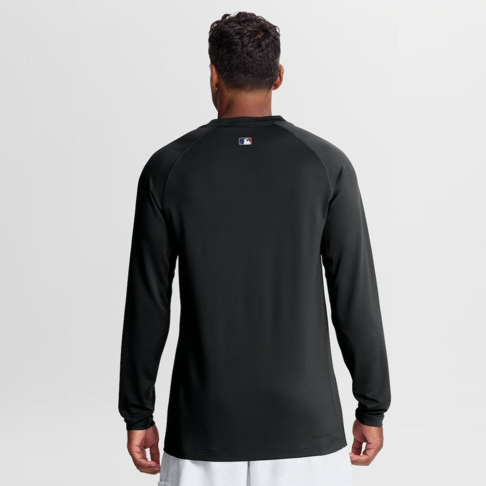 Los Angeles Dodgers Nike Authentic Collection Game Time Raglan Long Sleeve T-Shirt - MLB