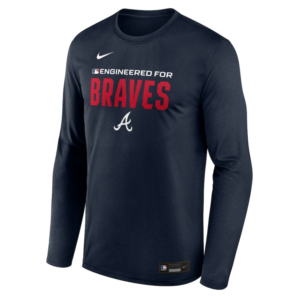 Atlanta Braves Nike Authentic Collection Legend Dri-FIT Long Sleeve T-Shirt - MLB