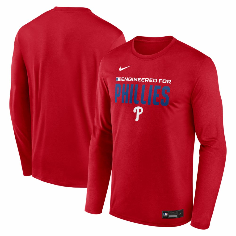 Philadelphia Phillies Nike Authentic Collection Legend Dri-FIT Long Sleeve T-Shirt - MLB