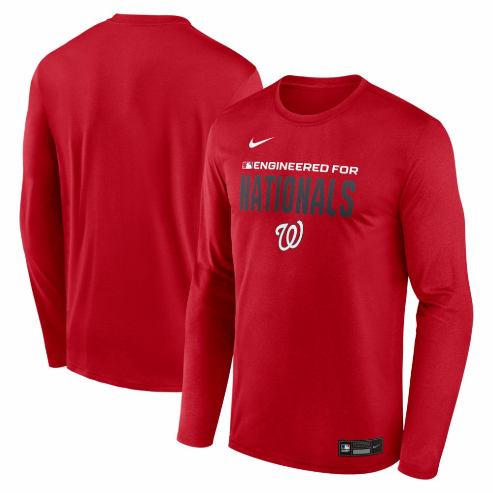 Washington Nationals Nike Authentic Collection Legend Dri-FIT Long Sleeve T-Shirt - MLB