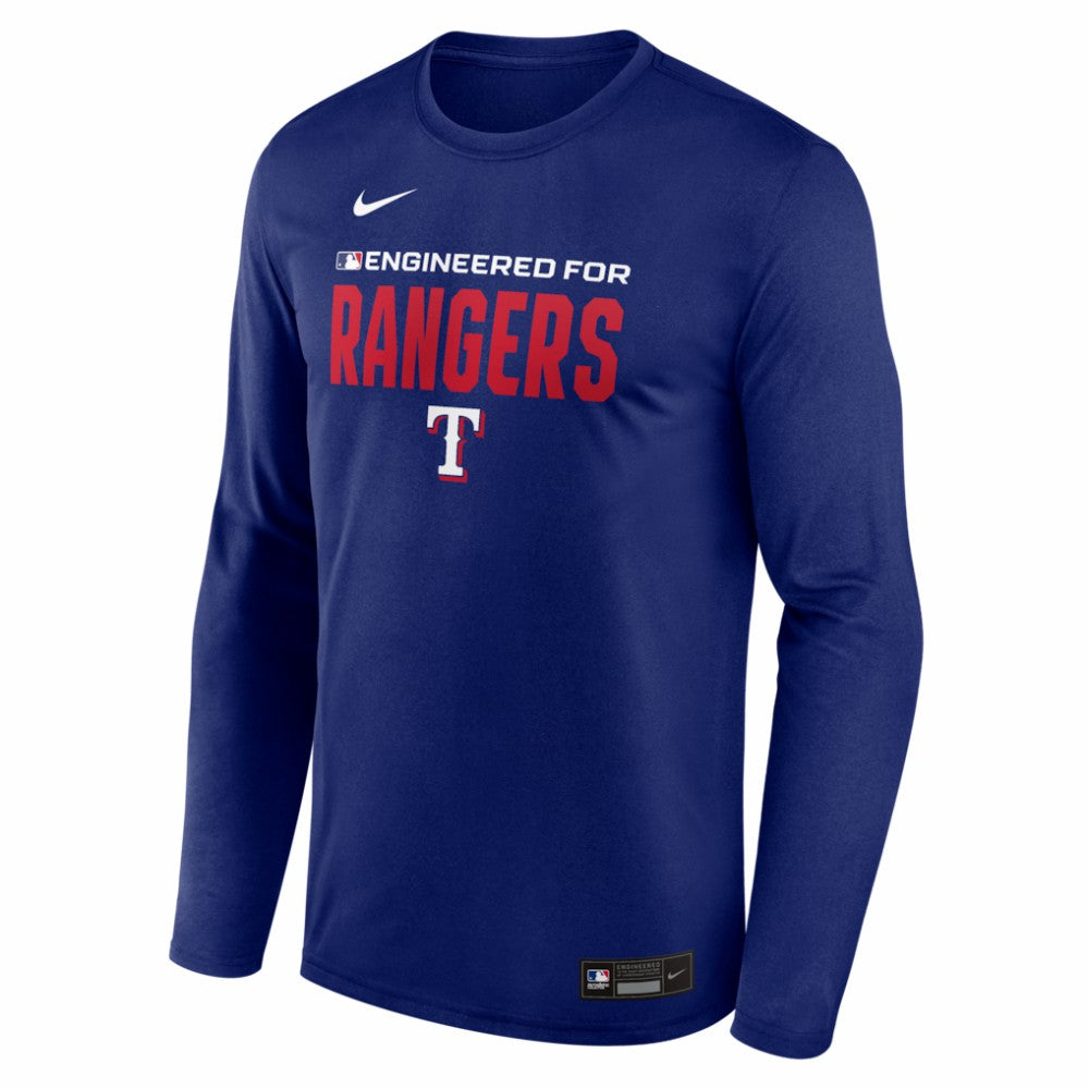 Texas Rangers Nike Authentic Collection Legend Dri-FIT Long Sleeve T-Shirt - MLB