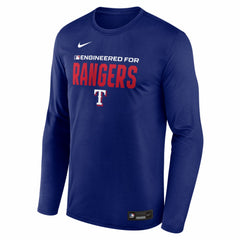 Texas Rangers Nike Authentic Collection Legend Dri-FIT Long Sleeve T-Shirt - MLB