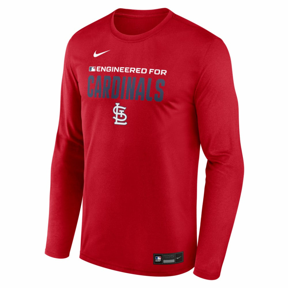 St. Louis Cardinals Nike Authentic Collection Legend Dri-FIT Long Sleeve T-Shirt - MLB