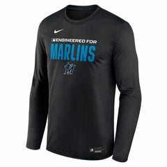 Miami Marlins Nike Authentic Collection Legend Dri-FIT Long Sleeve T-Shirt - MLB