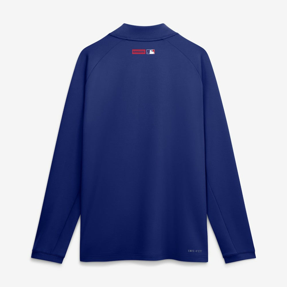 Texas Rangers Nike Authentic Collection Dri-FIT Raglan Half-Zip Pullover - MLB