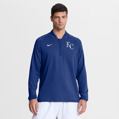 Kansas City Royals Nike Authentic Collection Dri-FIT Raglan Half-Zip Pullover - MLB