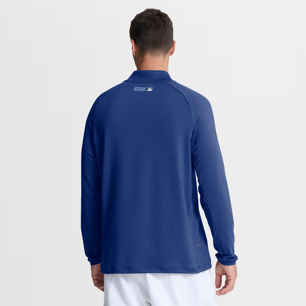 Kansas City Royals Nike Authentic Collection Dri-FIT Raglan Half-Zip Pullover - MLB