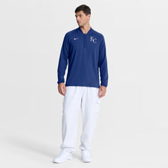 Kansas City Royals Nike Authentic Collection Dri-FIT Raglan Half-Zip Pullover - MLB