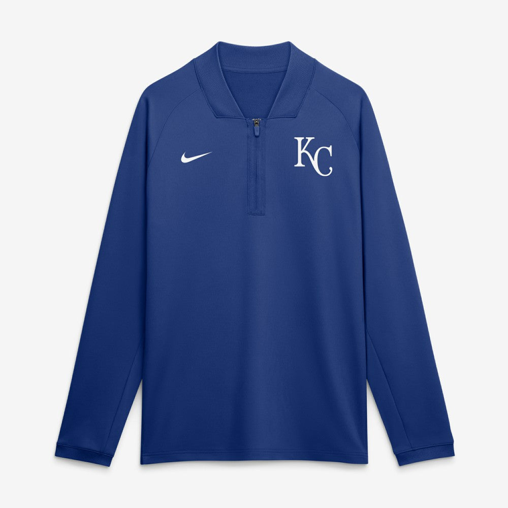 Kansas City Royals Nike Authentic Collection Dri-FIT Raglan Half-Zip Pullover - MLB