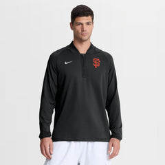 San Francisco Giants Nike Authentic Collection Dri-FIT Raglan Half-Zip Pullover - MLB