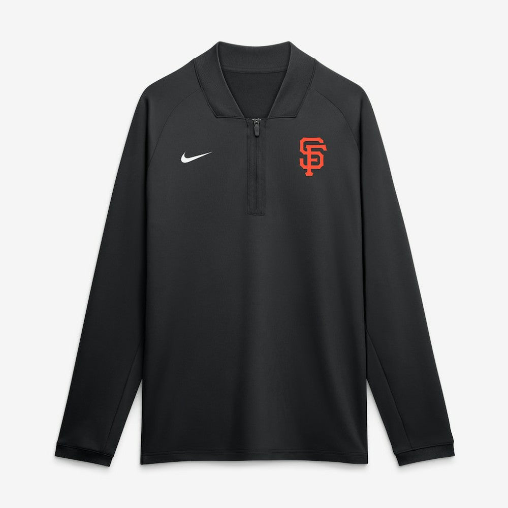 San Francisco Giants Nike Authentic Collection Dri-FIT Raglan Half-Zip Pullover - MLB