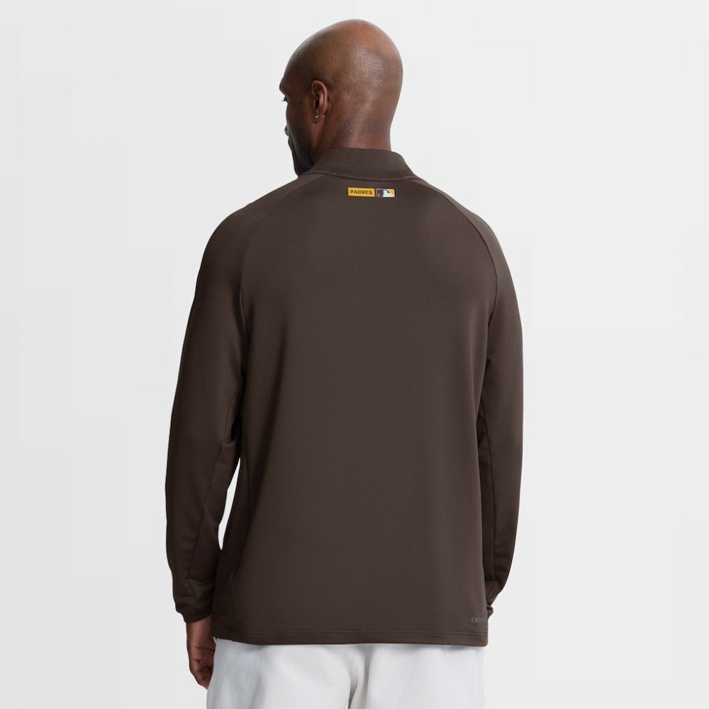San Diego Padres Nike Authentic Collection Dri-FIT Raglan Half-Zip Pullover - MLB