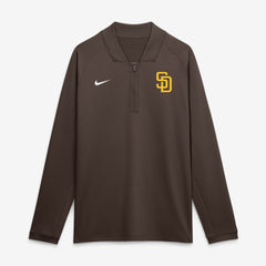 San Diego Padres Nike Authentic Collection Dri-FIT Raglan Half-Zip Pullover - MLB