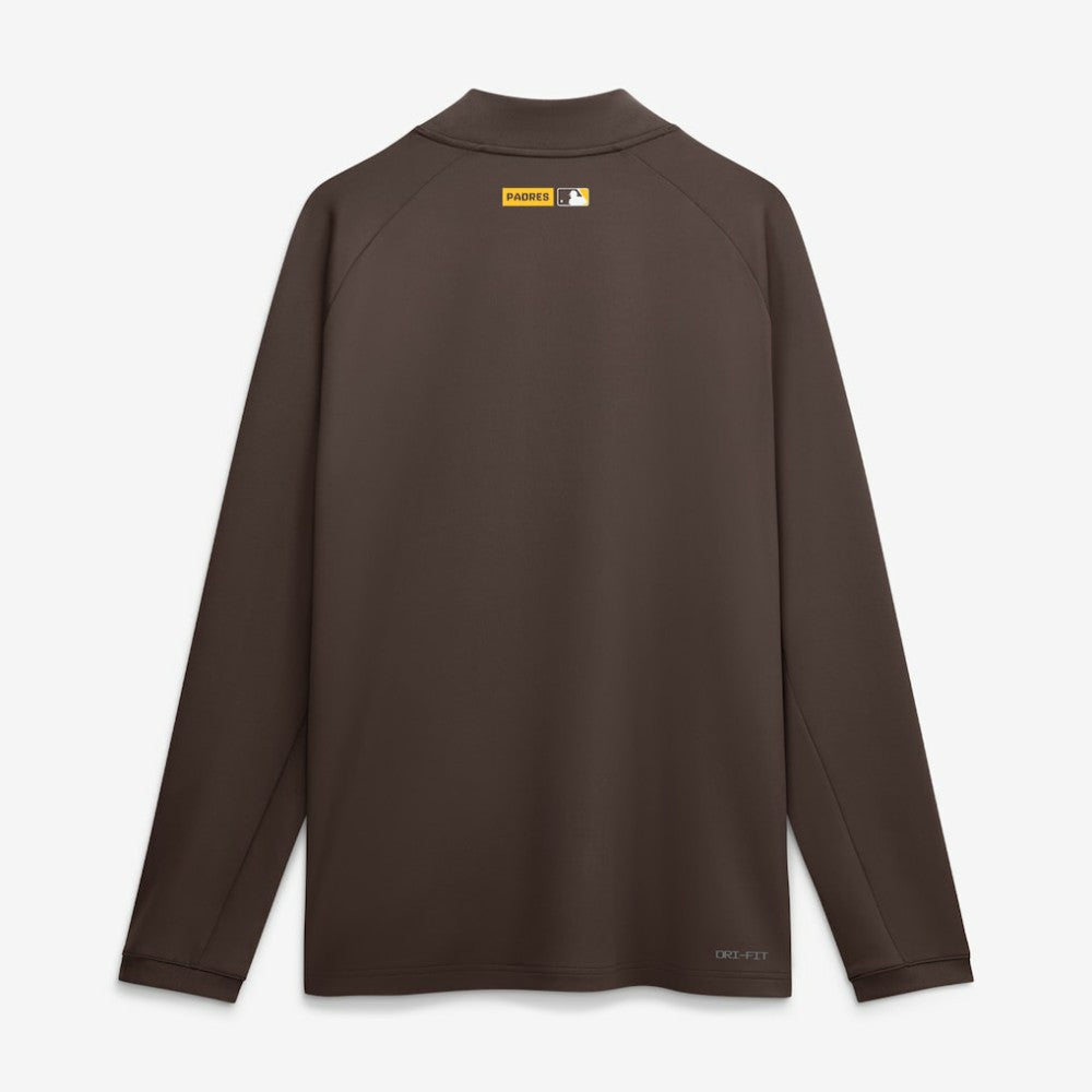 San Diego Padres Nike Authentic Collection Dri-FIT Raglan Half-Zip Pullover - MLB