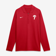 Philadelphia Phillies Nike Authentic Collection Dri-FIT Raglan Half-Zip Pullover - MLB