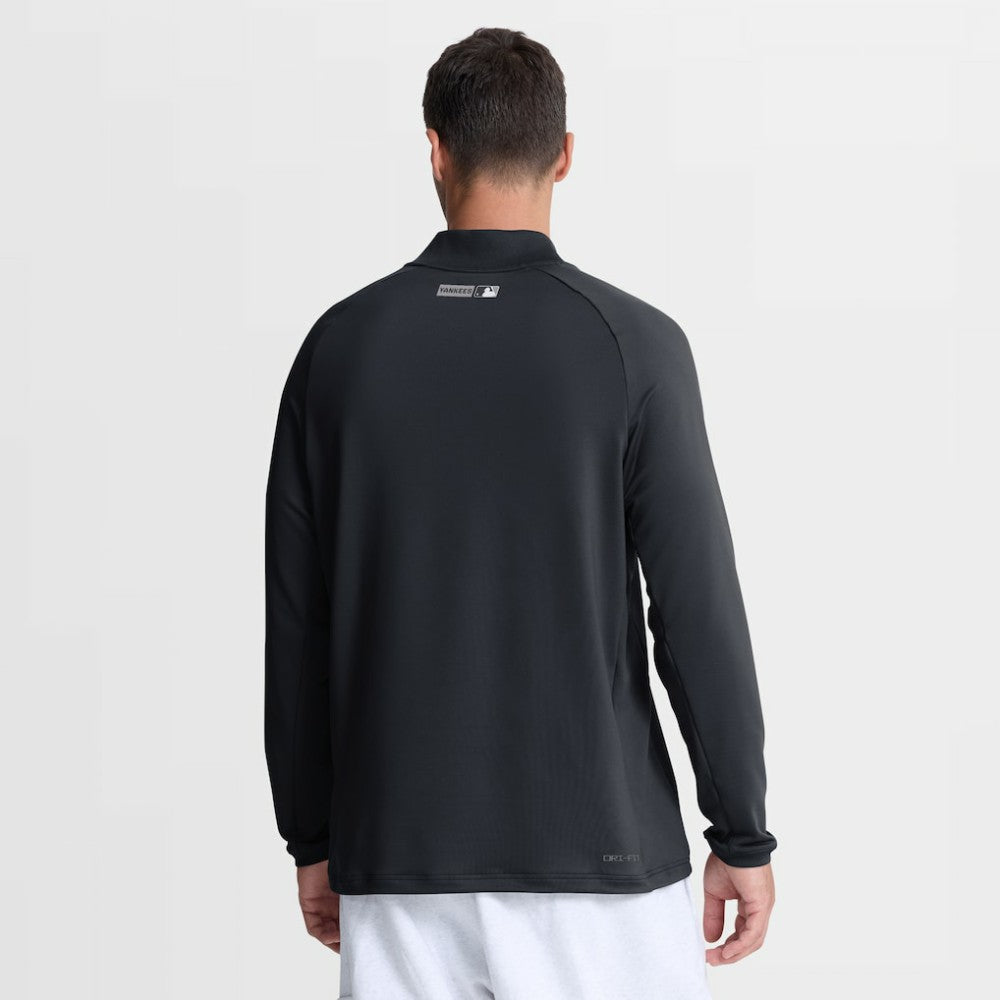 New York Yankees Nike Authentic Collection Dri-FIT Raglan Half-Zip Pullover - MLB