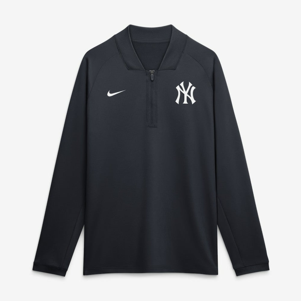 New York Yankees Nike Authentic Collection Dri-FIT Raglan Half-Zip Pullover - MLB