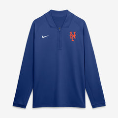New York Mets Nike Authentic Collection Dri-FIT Raglan Half-Zip Pullover - MLB