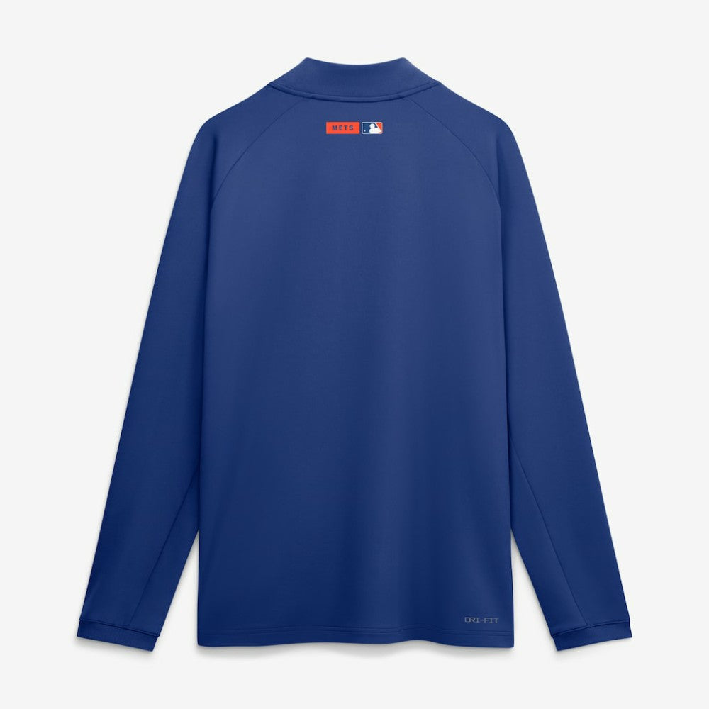 New York Mets Nike Authentic Collection Dri-FIT Raglan Half-Zip Pullover - MLB