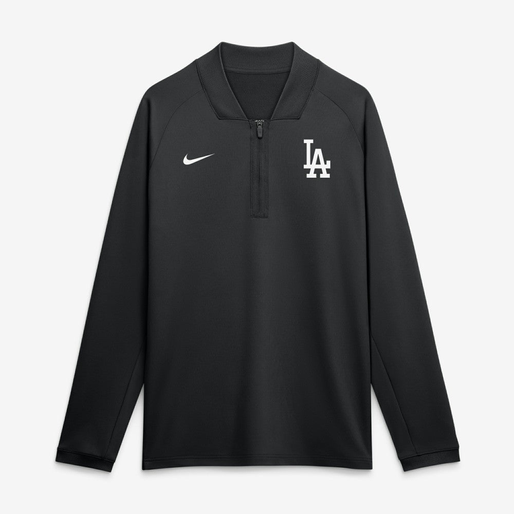 Los Angeles Dodgers Nike Authentic Collection Dri-FIT Raglan Half-Zip Pullover - MLB