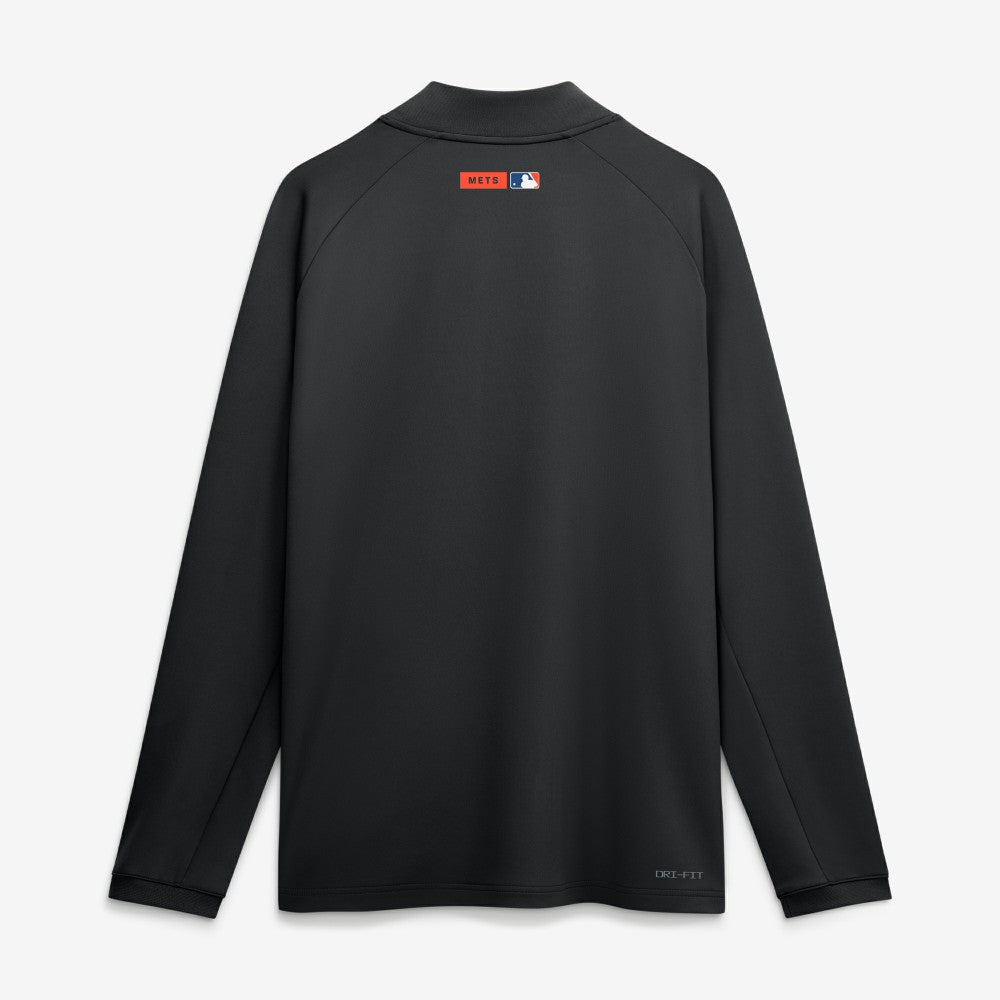 New York Mets Nike Authentic Collection Dri-FIT Raglan Half-Zip Pullover - MLB