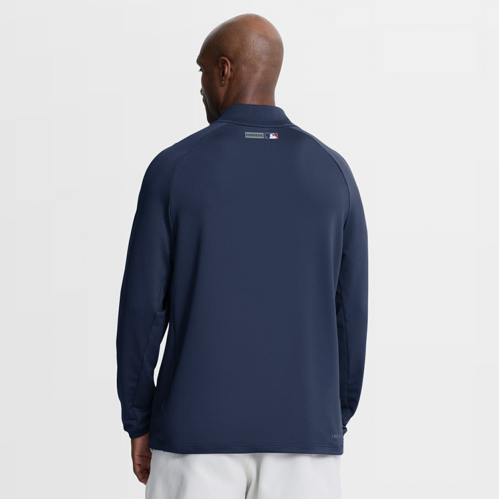 Los Angeles Dodgers Nike Authentic Collection Dri-FIT Raglan Half-Zip Pullover - MLB