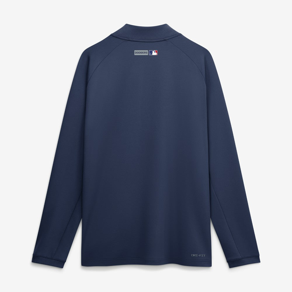 Los Angeles Dodgers Nike Authentic Collection Dri-FIT Raglan Half-Zip Pullover - MLB