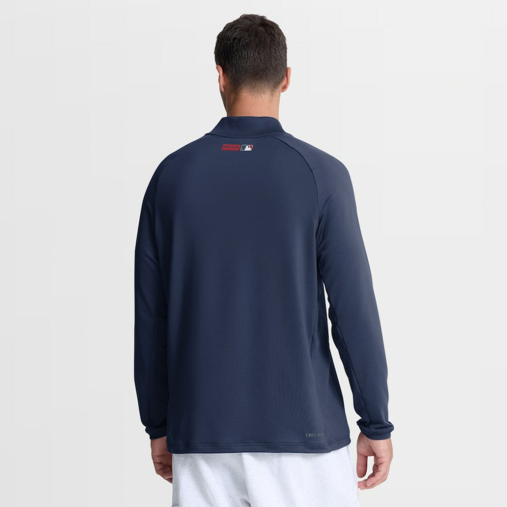 Boston Red Sox Nike Authentic Collection Dri-FIT Raglan Half-Zip Pullover - MLB