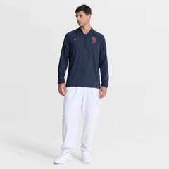 Boston Red Sox Nike Authentic Collection Dri-FIT Raglan Half-Zip Pullover - MLB