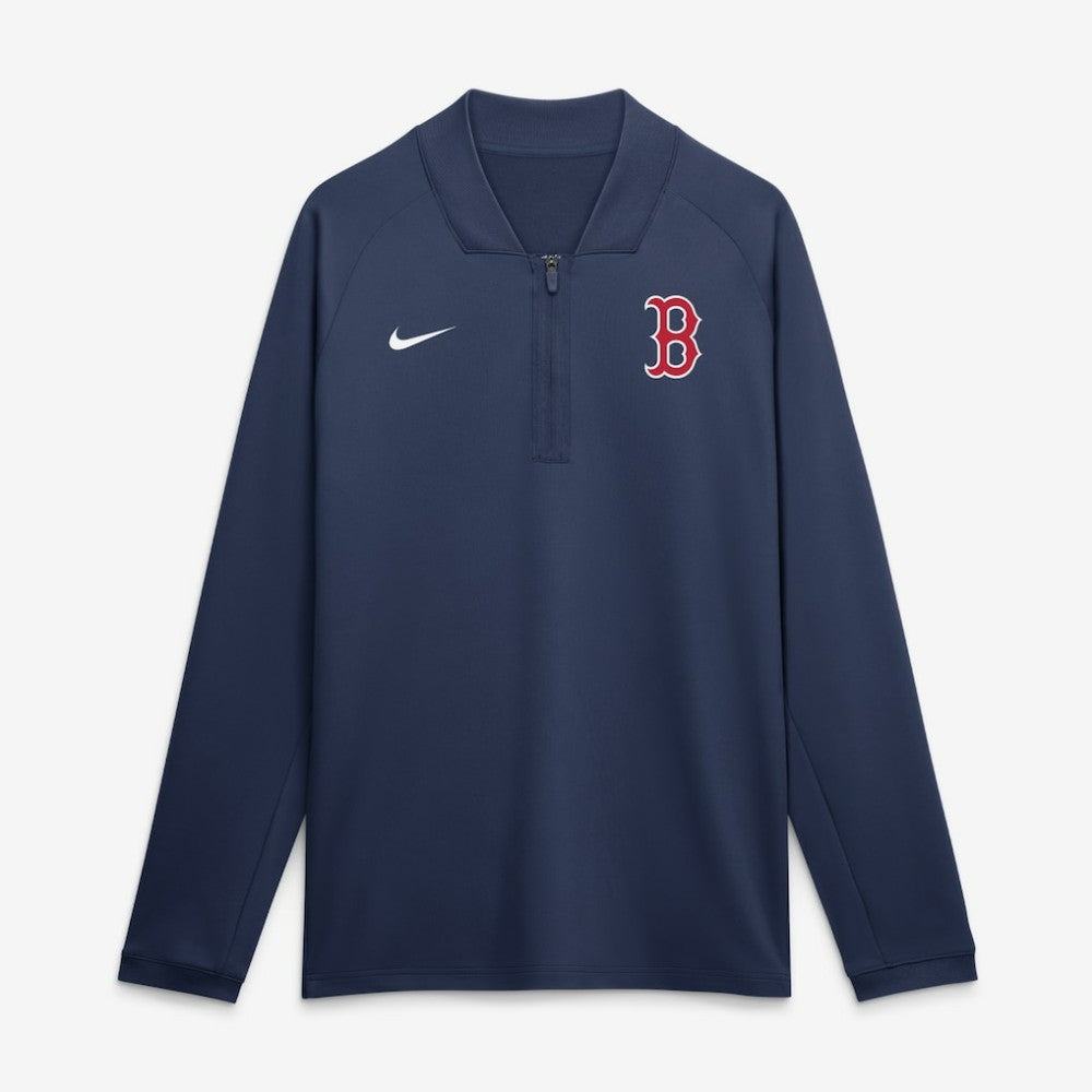 Boston Red Sox Nike Authentic Collection Dri-FIT Raglan Half-Zip Pullover - MLB