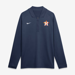 Houston Astros Nike Authentic Collection Dri-FIT Raglan Half-Zip Pullover - MLB
