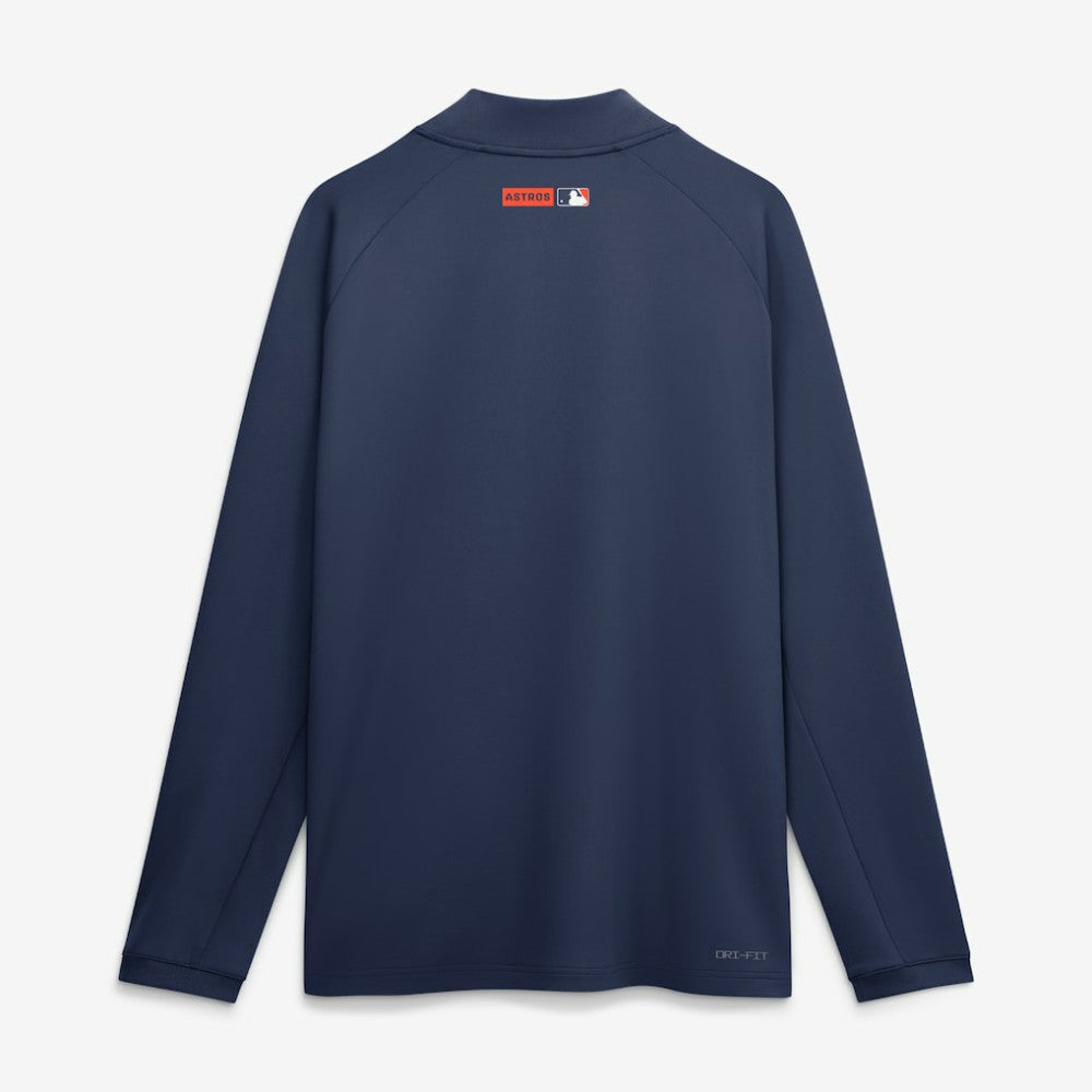 Houston Astros Nike Authentic Collection Dri-FIT Raglan Half-Zip Pullover - MLB
