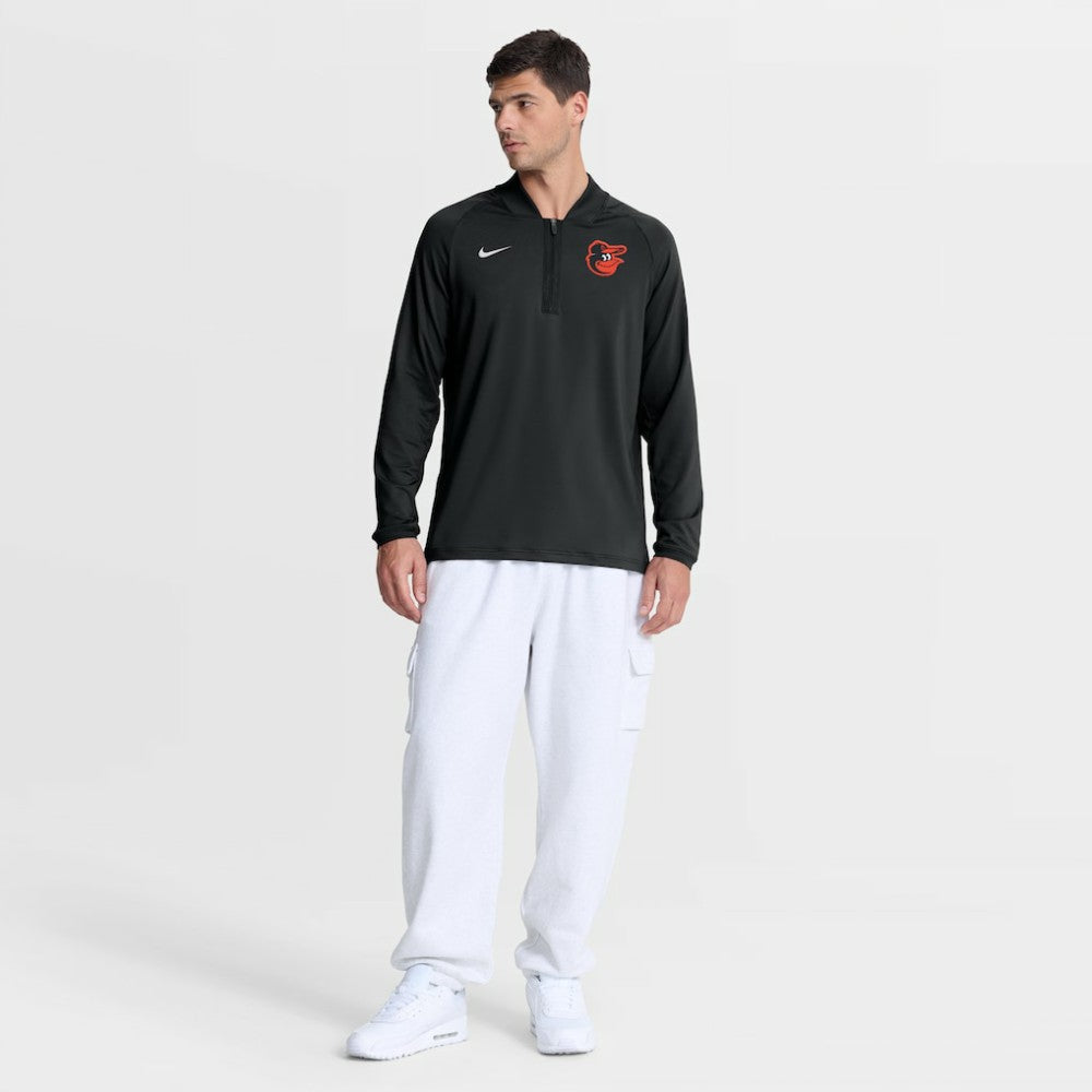Baltimore Orioles Nike Authentic Collection Dri-FIT Raglan Half-Zip Pullover - MLB