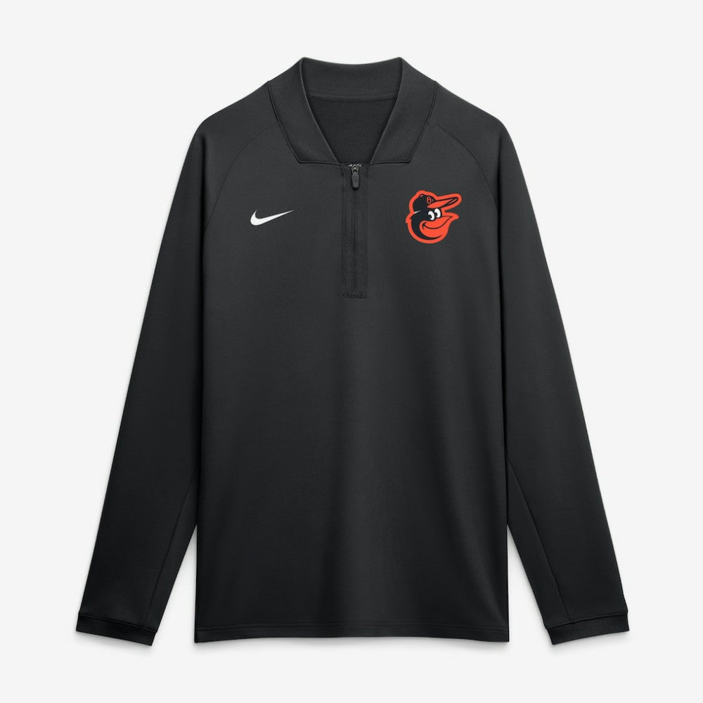 Baltimore Orioles Nike Authentic Collection Dri-FIT Raglan Half-Zip Pullover - MLB