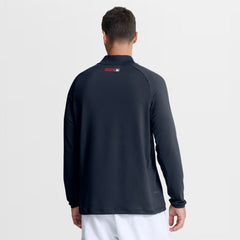 Atlanta Braves Nike Authentic Collection Dri-FIT Raglan Half-Zip Pullover - MLB