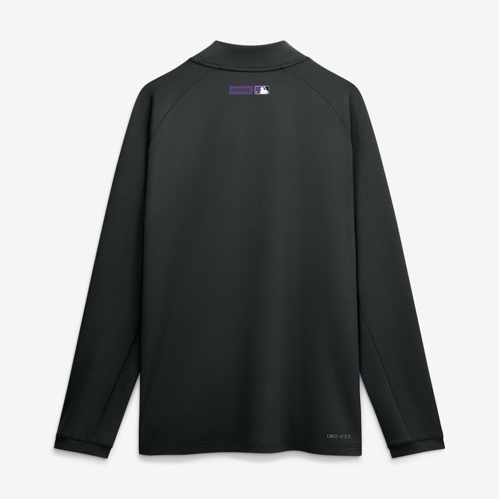 Colorado Rockies Nike Authentic Collection Dri-FIT Raglan Half-Zip Pullover - MLB
