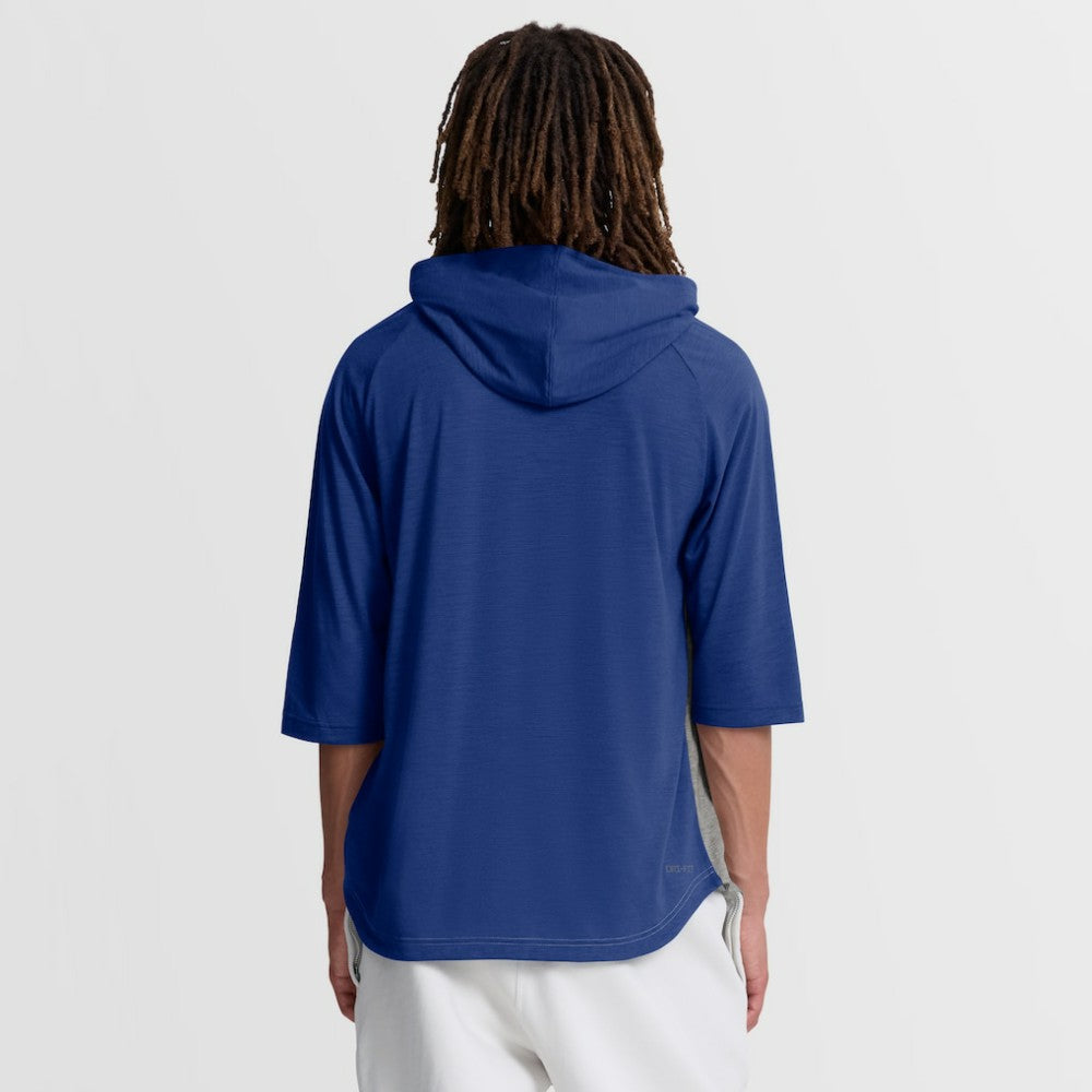 Kansas City Royals Nike Authentic Collection Flux Dri-FIT Raglan 3/4-Sleeve Hooded T-Shirt - MLB