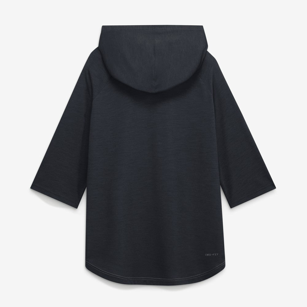 Cleveland Guardians Nike Authentic Collection Flux Dri-FIT Raglan 3/4-Sleeve Hooded T-Shirt - MLB